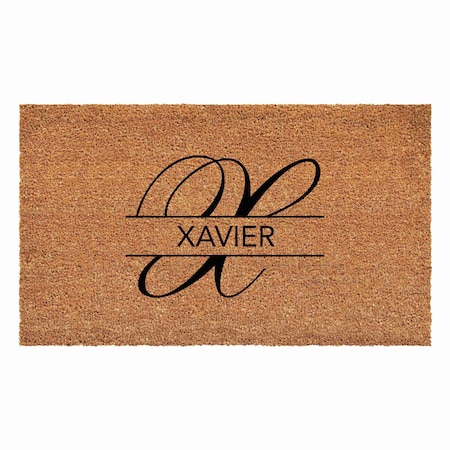 Calloway Mills Personalized Door Mat, Black, Natural, 24 in W x 48 in L 111062448